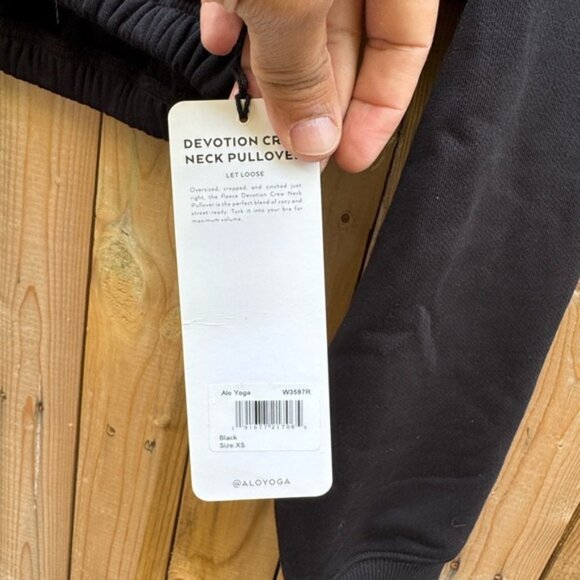 ALO Yoga devotion crew neck pullover NWT - Picture 5 of 7
